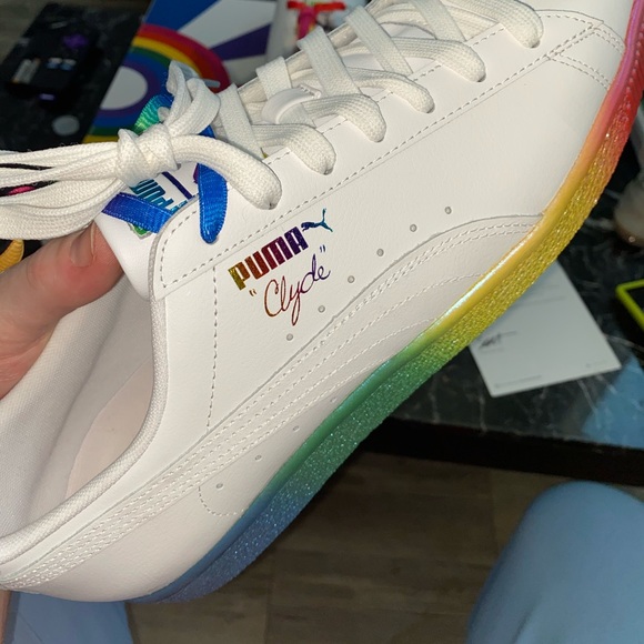 🆕Puma Clyde Pride Sz 13, FULLY AUTHENTICATED! - Picture 7 of 9